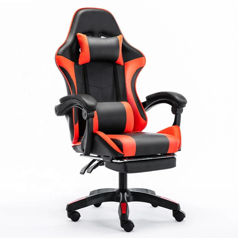Small Size Space Saving Staff Chair Office Household Computer Gaming Chair Study Chair with Bluetooths Speakers and RGB Lights