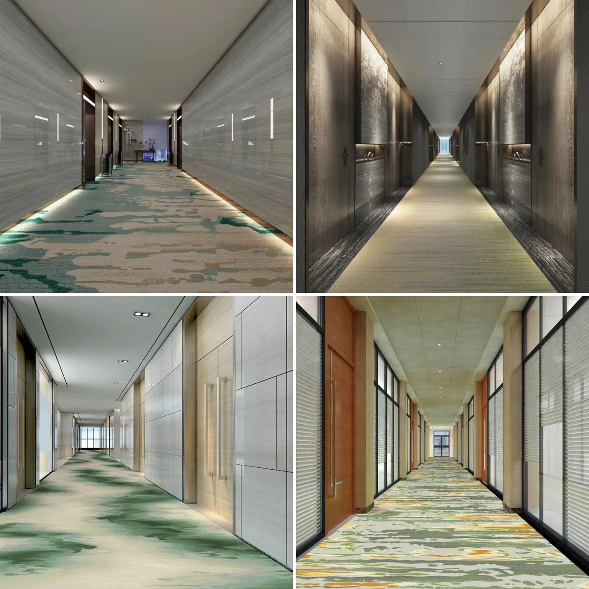 Customized Luxury Commercial Five-star Hotel Casino Conference Room Club Corridor Akminster Wall to Wall Printed Carpet