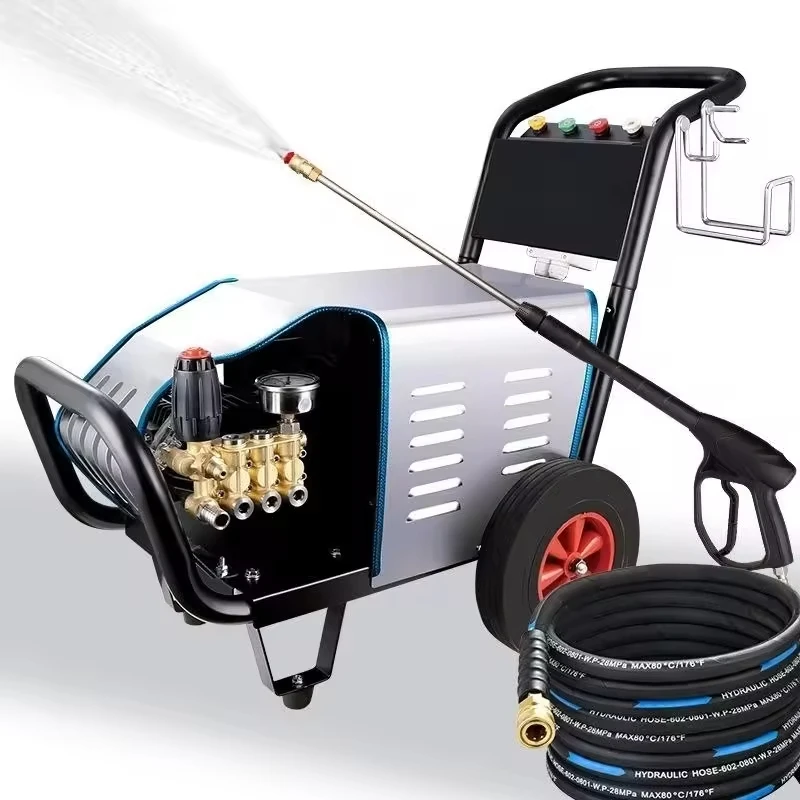 220V Industrial Automatic Car Wash Machine Commercial High-Pressure Washing Machine High-Power Farm Car Wash Spray Equipment