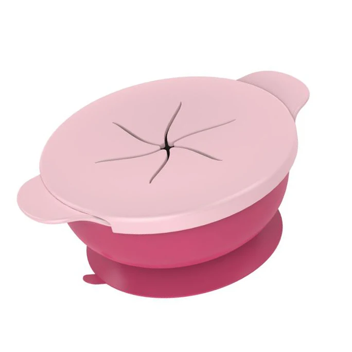  Wholesale Customized New Style Non-toxic BPA Free Food Grade Snack Bowl Set with Straw and Cover for