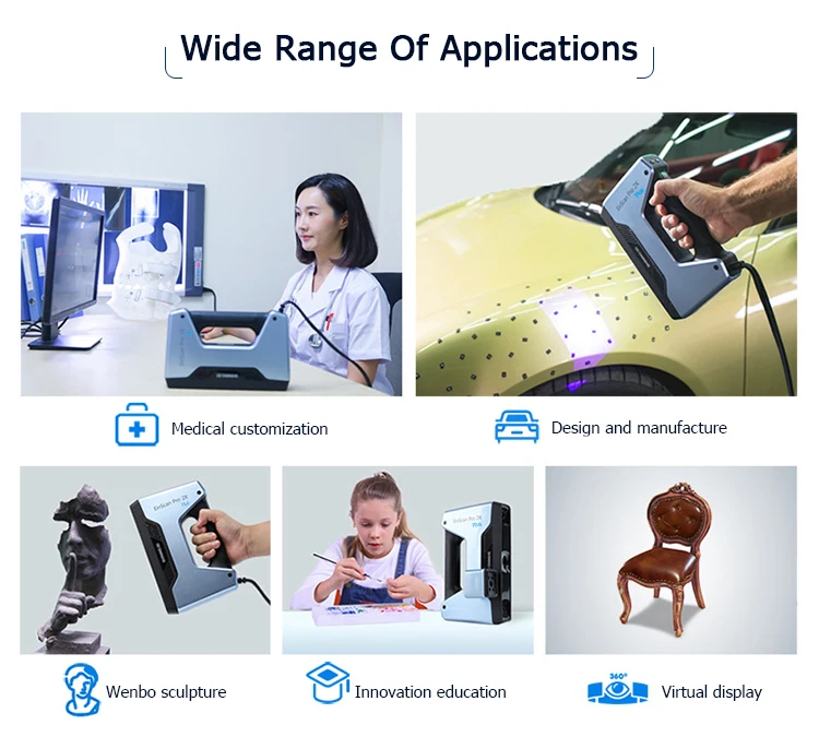  Escaner 3d ручной лазерный сканер einscan pro 2x