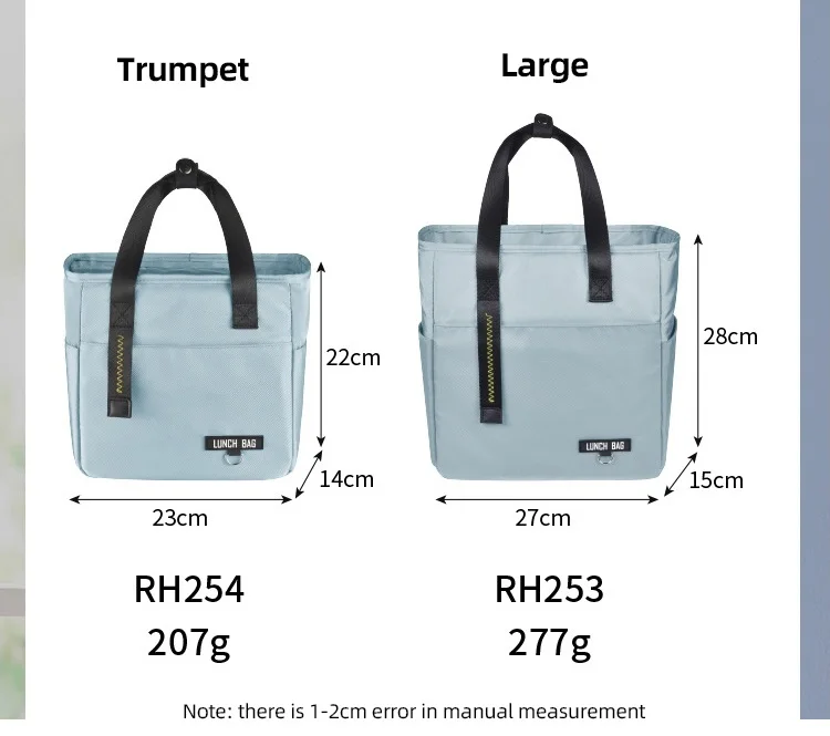 Mini Square Cooler Lunch Bag Metro 2022 Waterproof Food Delivery School Outdoor Thermal Insulation Fabric for Cooler Bags