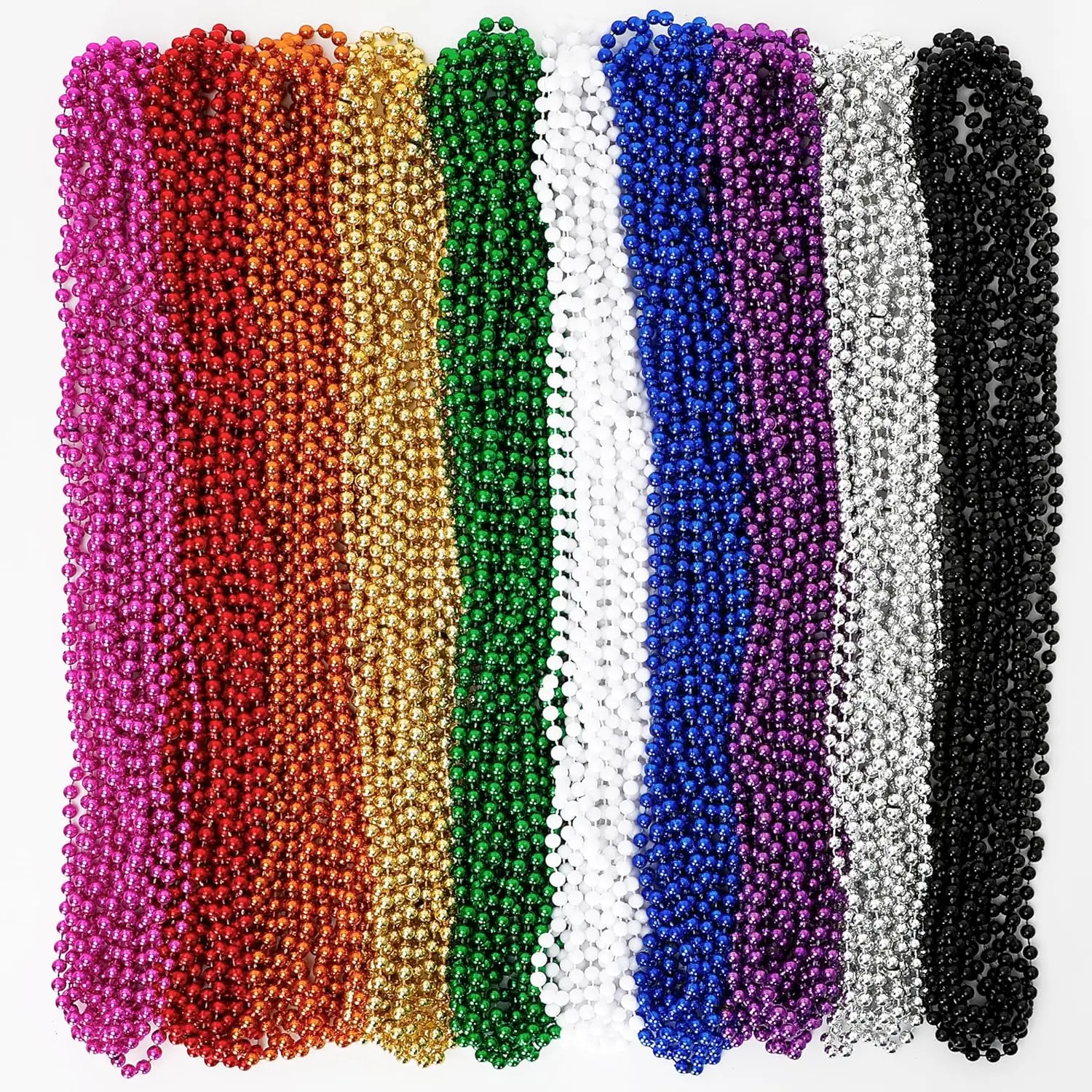 Марди-Гра бусы для вечеринки 33-дюймовые Рождественский игрушечный костюм аксессуары праздничного парада TLX0190