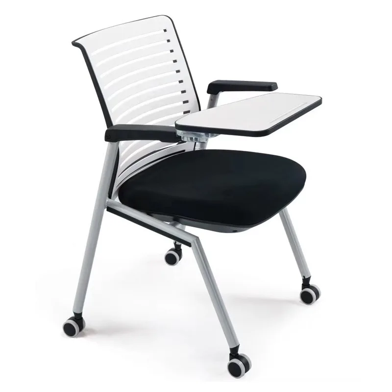 
High quality training chair with writing board, aluminum alloy seat stool, foldable, multi-functional meeting chair 