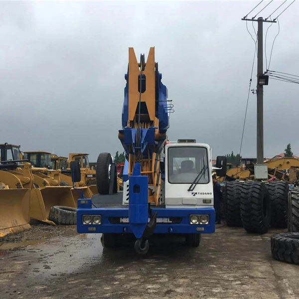 Вездеходный кран, японский Оригинальный TADANO GT-550E 55 тонн, вездеходный кран, очень хорошее состояние для продажи, подержанный кран