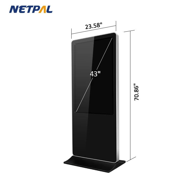 
43 inch floor stand price android interactive multi touchscreen shopping mall advertising 55 touch screen kiosk with camera 