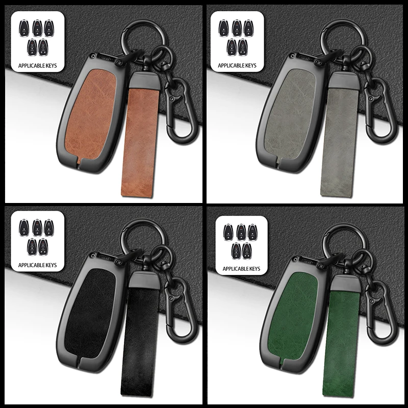 Car Key Case For Chevrolet Chevy Camaro Cruze Malibu Trax Equinox Onix Blazer Traverse Blazer Monza Orlando Alloy Accessories
