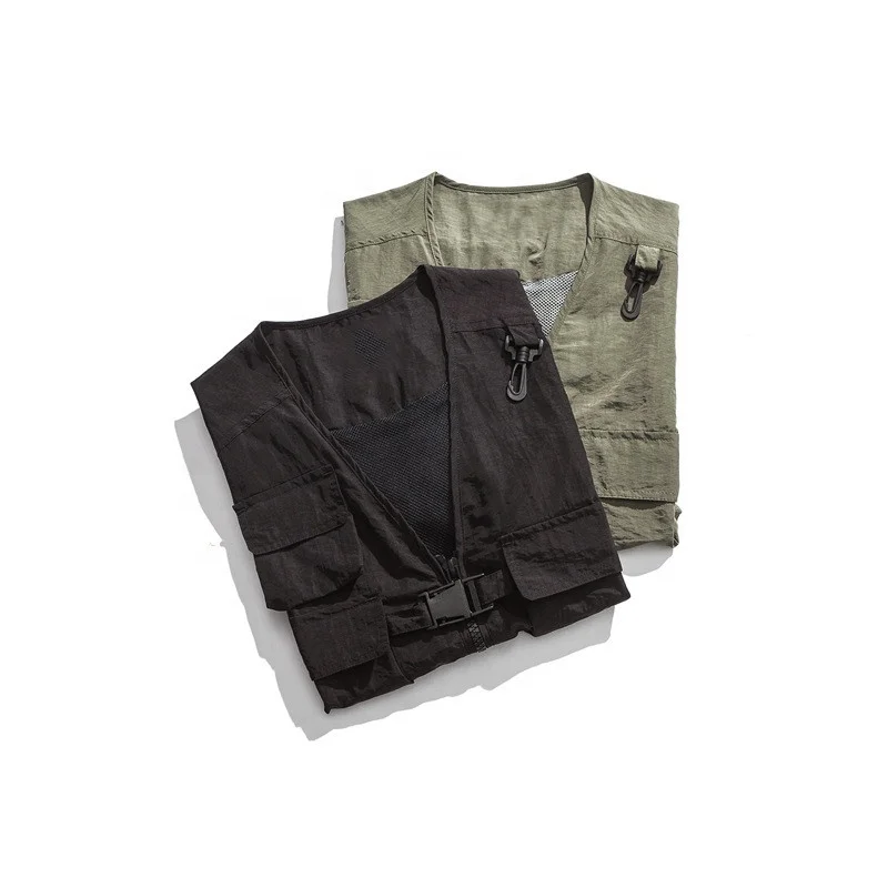 Custom Puff Vest Coat Polyester Waterproof Winter Vest Men Oem Pockets Vest Jacket High Quality Windbreaker Jacket