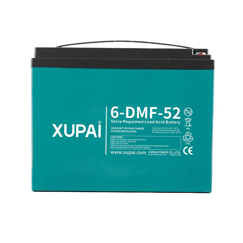 Best selling graphene lead acid battery 6-DMF-52 with low price