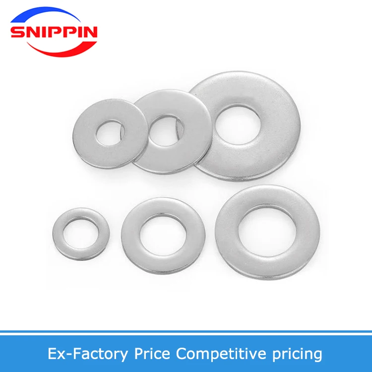 304 316 Stainless Steel DIN9021 Large Flat Washer Big Metal Gasket Meson Plain Washer