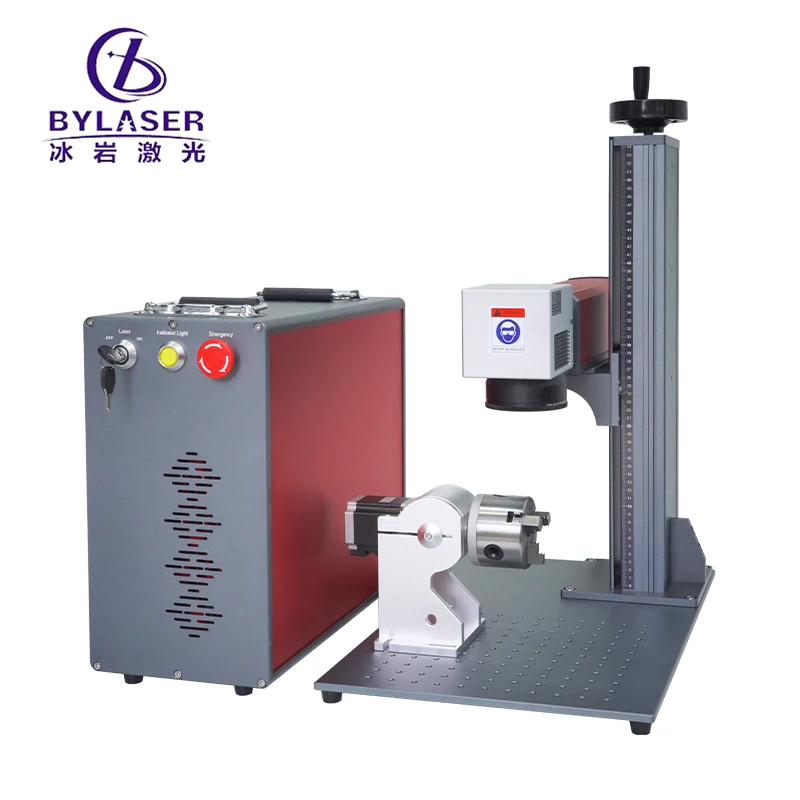 Factiry price 2D MAX JPT Raycus fiber laser marking machine for metal marking with autofocus system BJJAC system