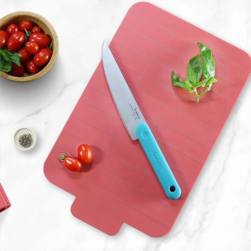 Silicone chopping board Non-slip Flexible cutting anti bacteria Dishwasher safe BPA-free Food-grade silicone Heat-resistant Eas