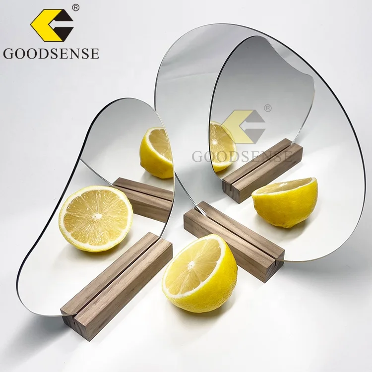 Goodsense Laser Cut PMMA Plexiglass Perspex Plastic Mirror Cut to Size Acrylic Double Sided Mirror Sheet Wholesale