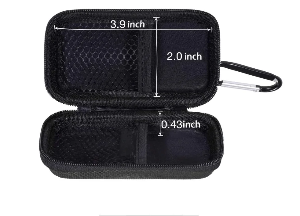 Custom Durable Hard Shell Portable Protection Travel Carrying Case for MP3 MP4 Players iPod USB Cable Hard Driver