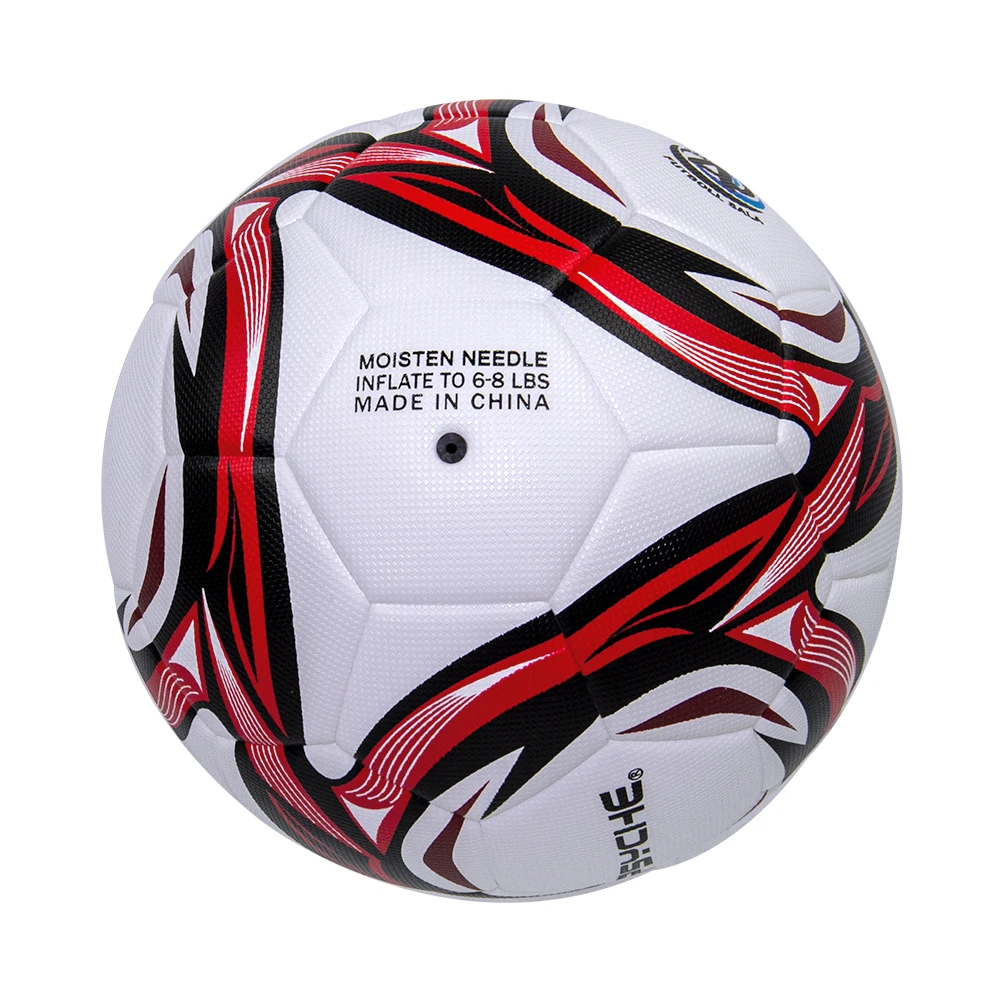 Custom Soccer School Students Test Training League Size 5 Machine Stitched PU TPU Leather Soccer Ball