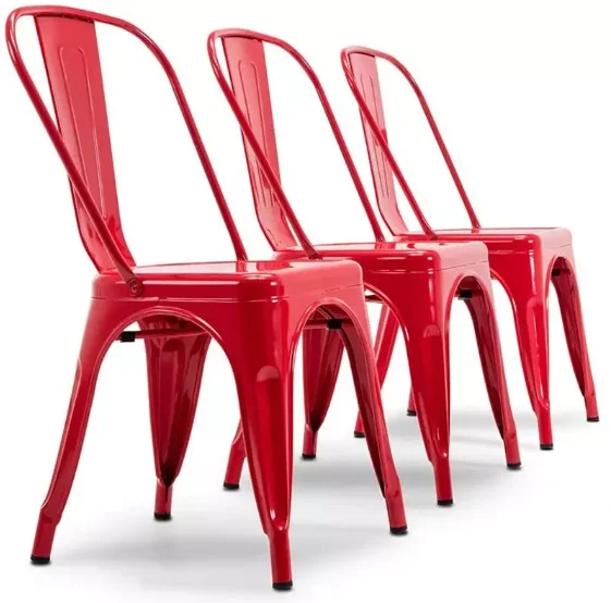 wholesale china metal iron frame dining chair beautiful tolix chairs for living room manufacturing