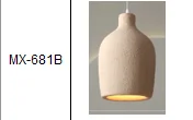 Modern Cement Resin E27 Droplight Wabi sabi Chandelier Hanging Nostalgic Vintage Pendant Lamp For Dining Room Bedside Restaurant