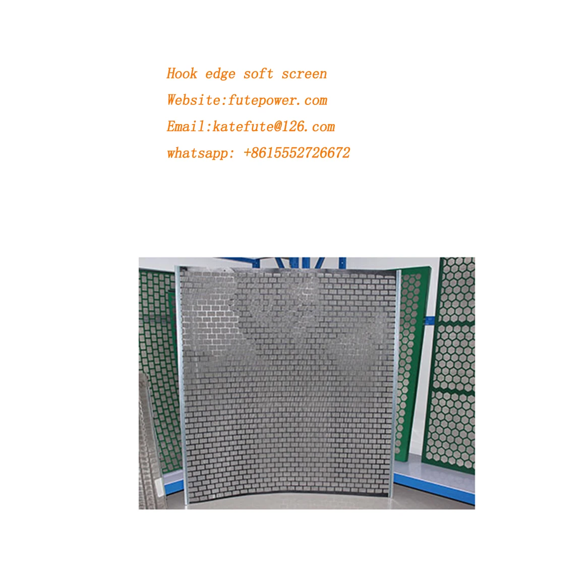 DERRICK oil vibrating Hook edge soft screen / FLC2000  SWACO NOV shale shaker screen