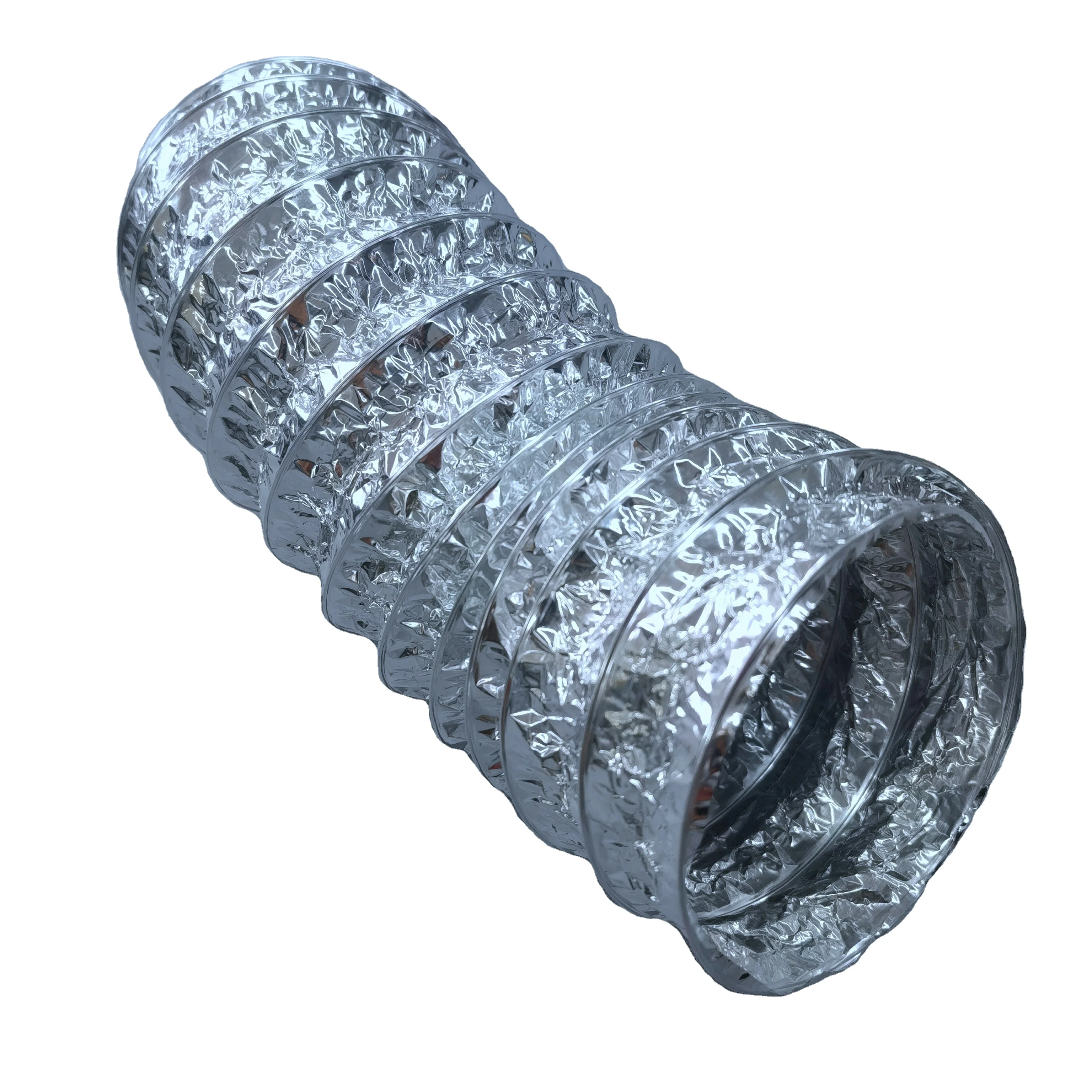ac duct 8 inch aluminum pipe 8 inch aluminium foil flexible duct pipe  air vent air ventilation tube dryer duct for home