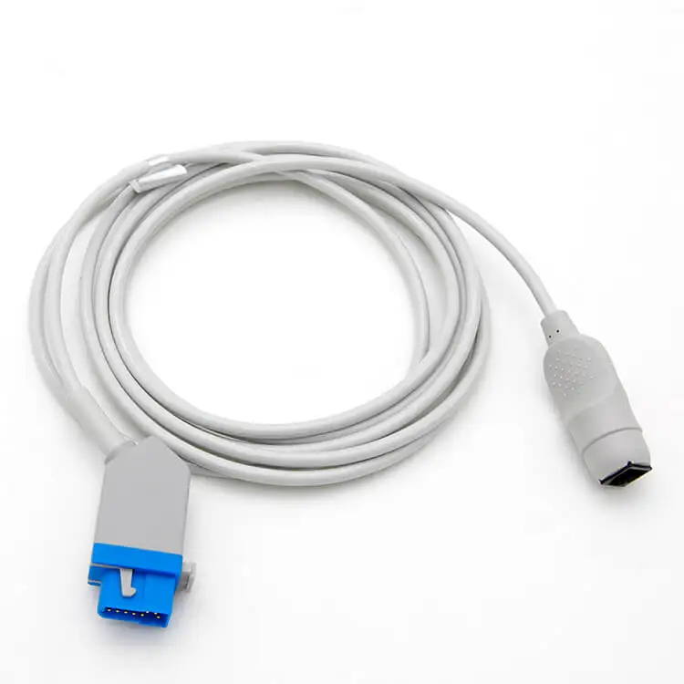 Hospital Medical Clinic to Abbot IBP Transducer Invasive Blood Pressure Adapter Extension Cable for Fukuda Vital Sign Monitor