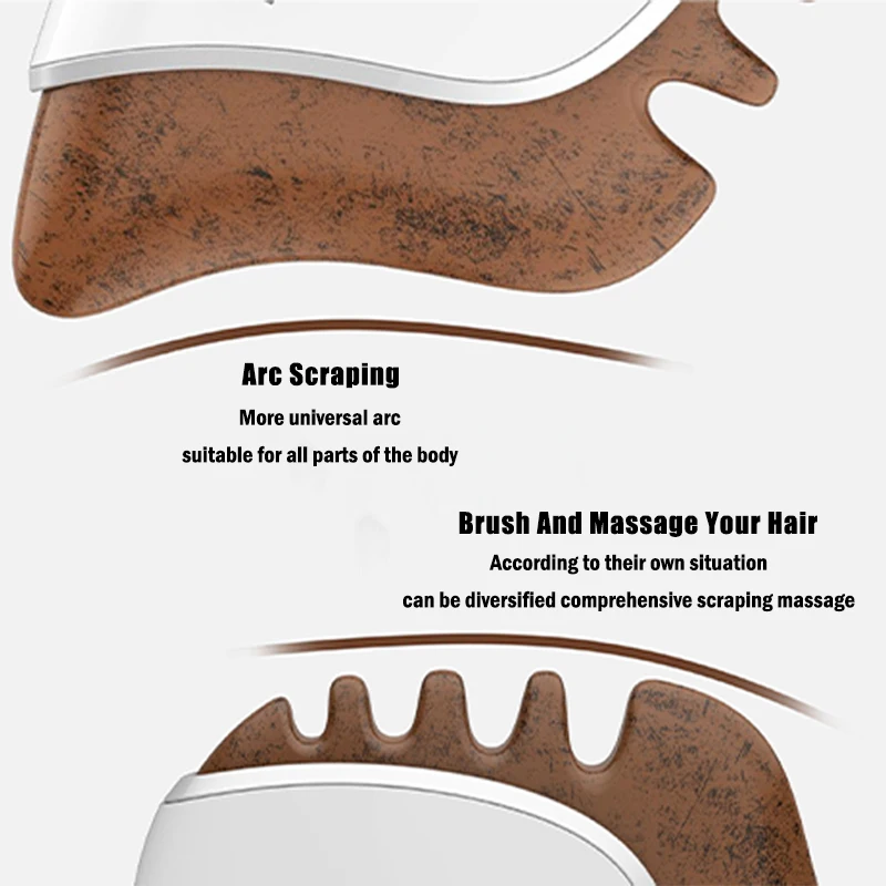 2023 Latest Invention Techlove New Design Face Massager 6 Gear Adjustment Guasha Skin Care Tools Electric Gua Sha