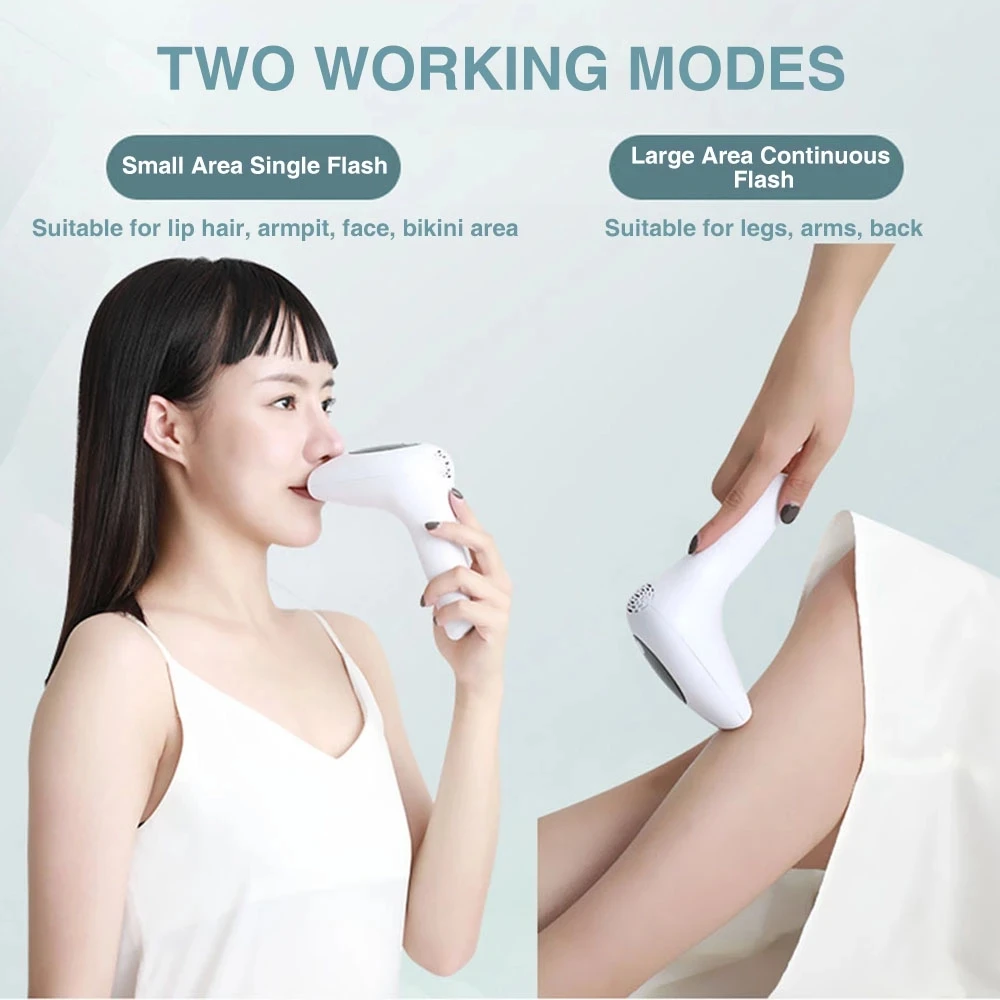 IPL Laser Permanent Hair Removal Home Handle Mini Portable Electric Epilator Hair Remover For Face and Body