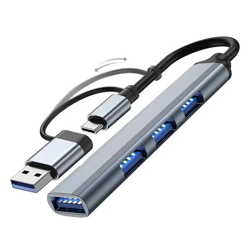 Two-drag eight usb expander High-speed hub 7-port docking splitter