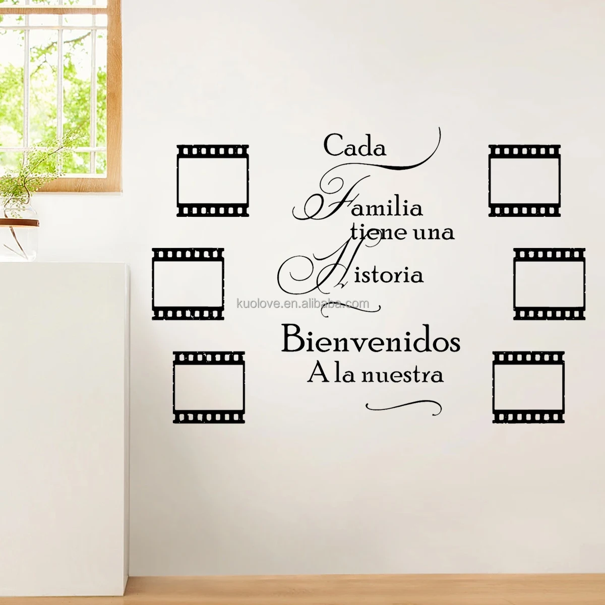 Family photo frame simple creative wall stickers living room bedroom decoration wallpaper self-adhesive stickers
