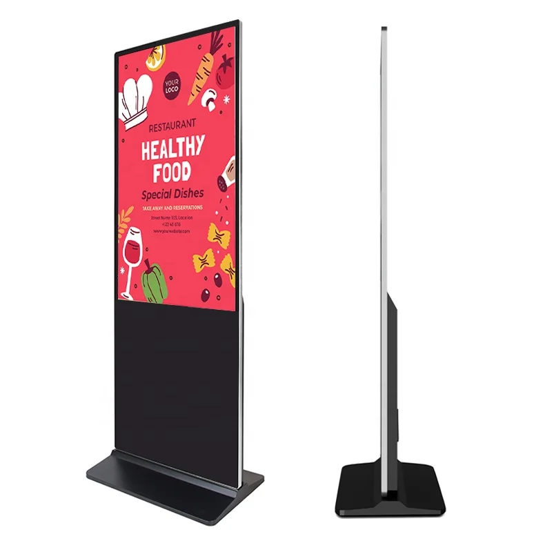 Вертикальный 55 дюймов инфракрасный экран внутренний рекламный киоск digital signage для торгового центра lcd плеер цифровой Тотем