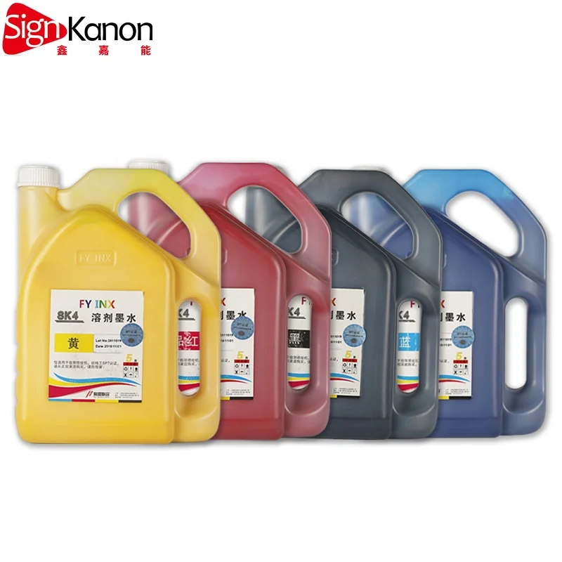 100% original digital flex banner printing cmyk 4color Challenger sk4 solvent based flexo printing ink