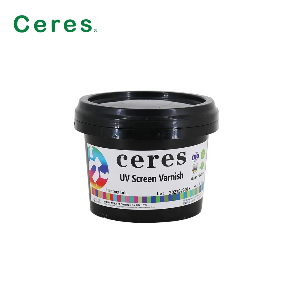 Strong adaptability uv screen ink varnish for Industrial application