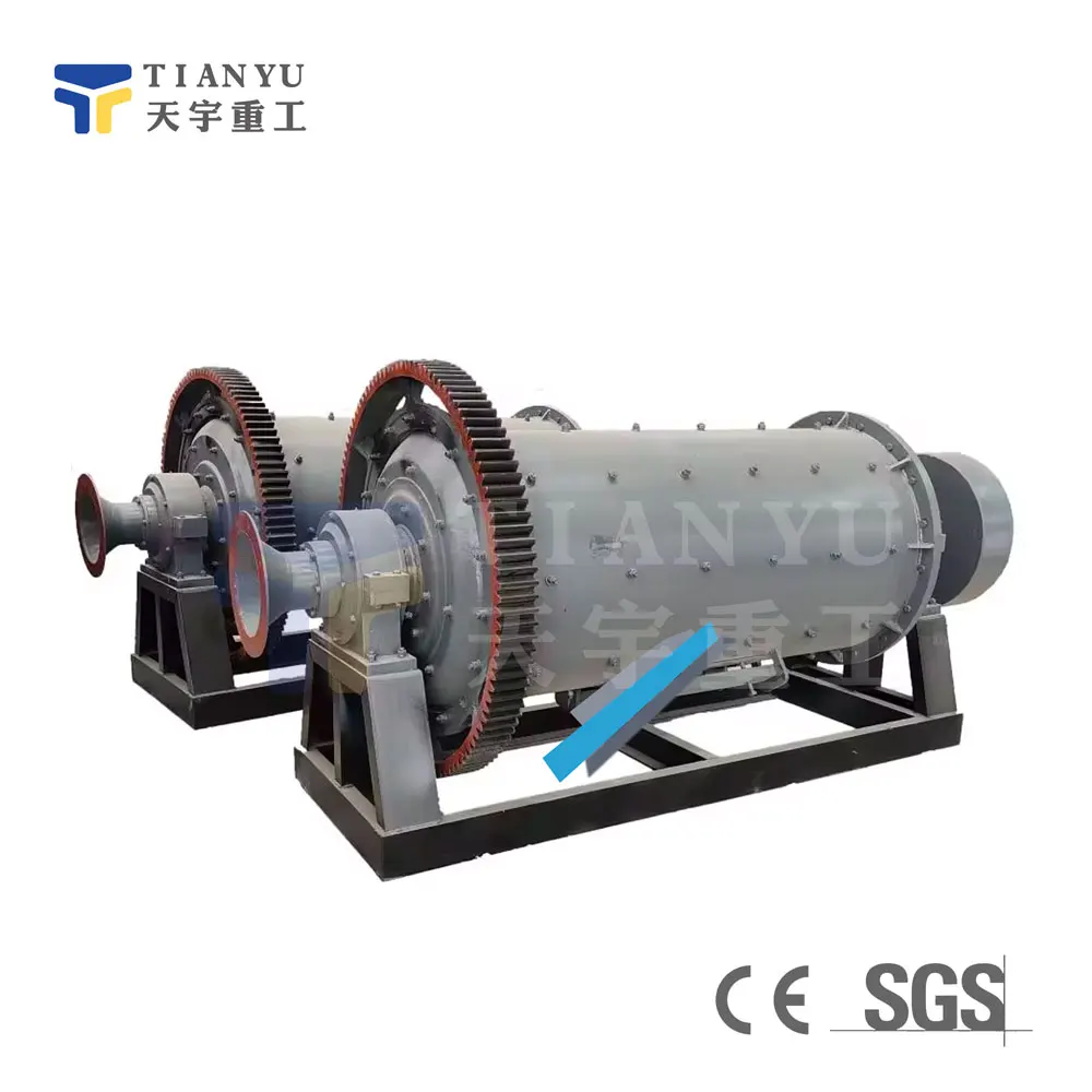Zhengzhou Tianyu Efficient Horizontal Steel Forged Balls Ball Mill For Mining Bauxite For Sales