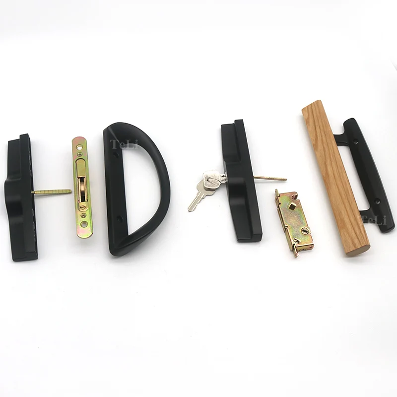 Lever D Type aluminum alloy Interior Kitchen Pull Door Handles