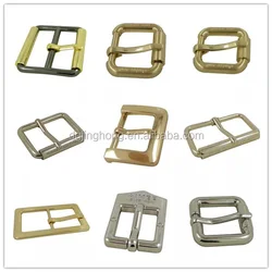 China factory custom logo shiny metal buckle for lady leather belts