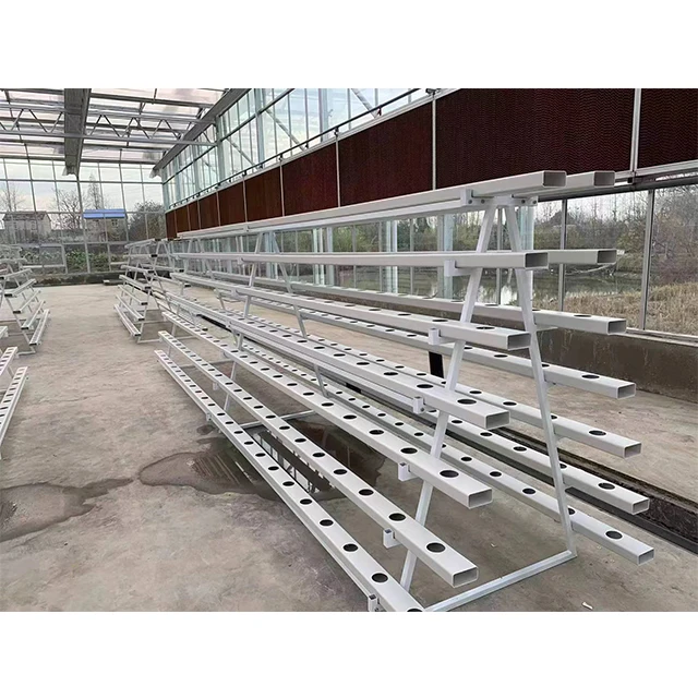 Agricultural Greenhouses NFT Vertical Hydroponic Growth Rack Hydroponic Farm System Water Culture System