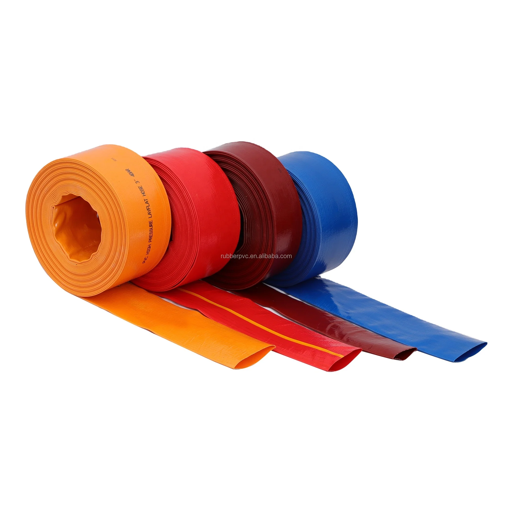 Pvc Layflat Hose Water Pipe Plastic Tube Irrigation Pipe Drainage Pipes