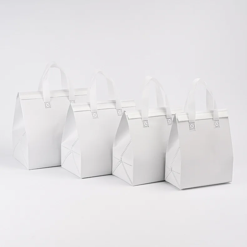 MultiColor Non-Woven Milk Tea Food Takeaway Bag Fast Food Takeaway Thermal Bag Hot Selling Reasonable Price Non Woven Cooler Bag