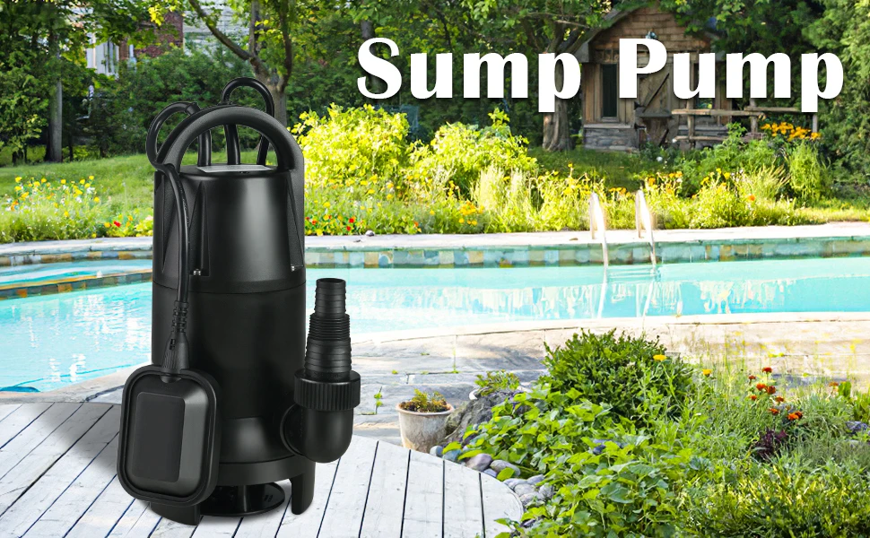 30mm Grain Size Dirty Water Electric Utility Pump NPT 1 Inch Submersible Water Pump