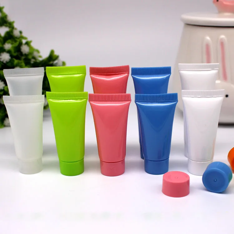 5ml  Mini Lotion Squeeze Tubes With Logo custom Tube Cosmetic For Fill Hand Cream Face Cream Eyecream soft tube