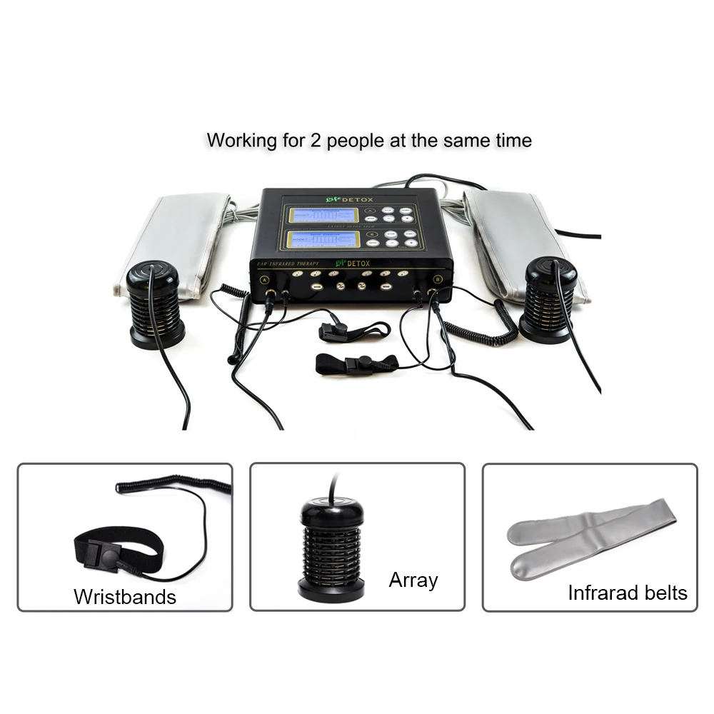 Cleansing Dual Cleanse System Ion Machine Bath Ionic Relaxation Detox Foot Spa