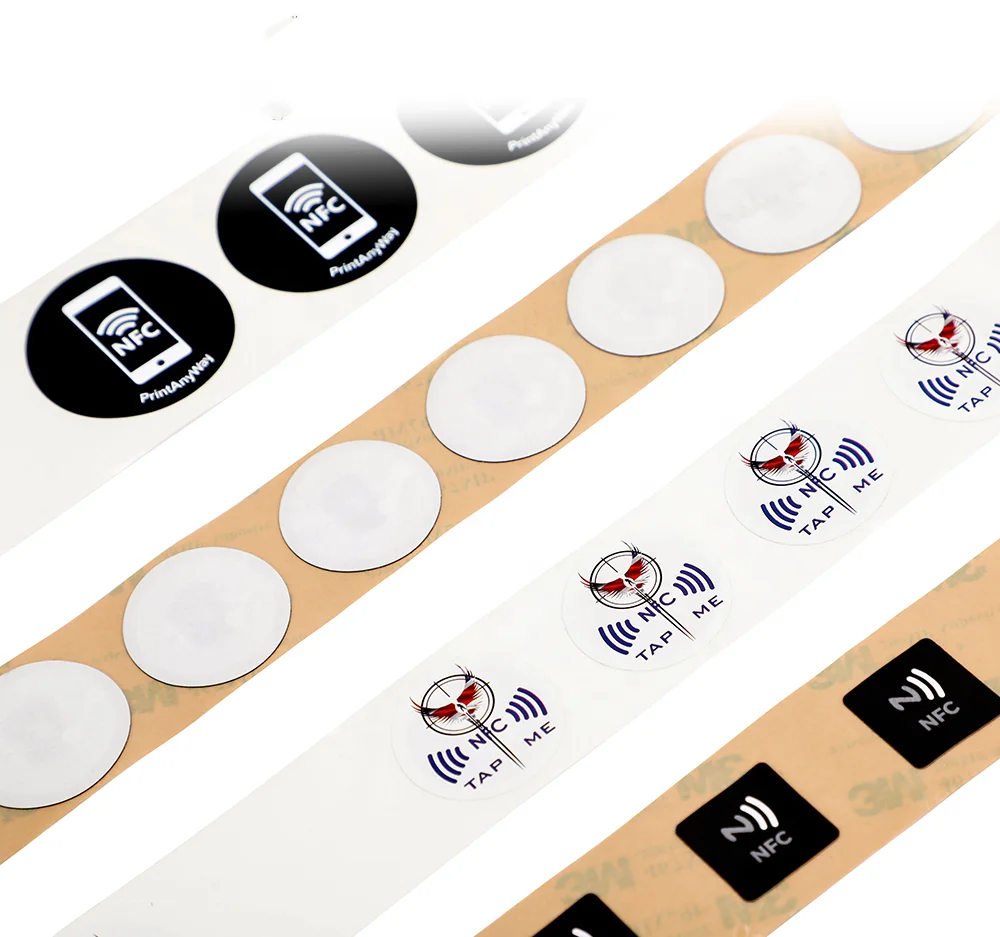 square shape RFID Smart Tag Ntg213/215/216 Adhesive sticker NFC Label