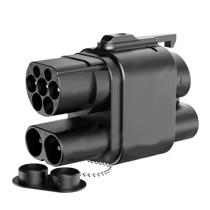 DC Adaptador CCS2 to CCS1 EV Charging Adapter Plug for Fast Electric Vehicle Charging Station