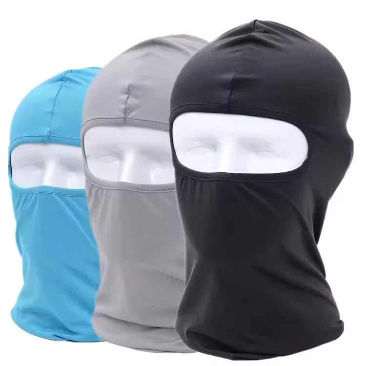 2024 Outdoor Cycling Motorcycle Windproof Sports Sunscreen Ski Face Mask Balaclava Hat