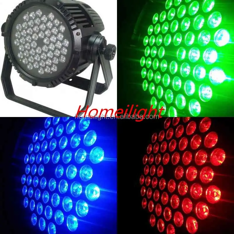 RGB 3 in 1 Waterproof 54*3W  Par Light Waterproof Led Par Light Outdoor Uplight IP65 Dj Stage Par Light