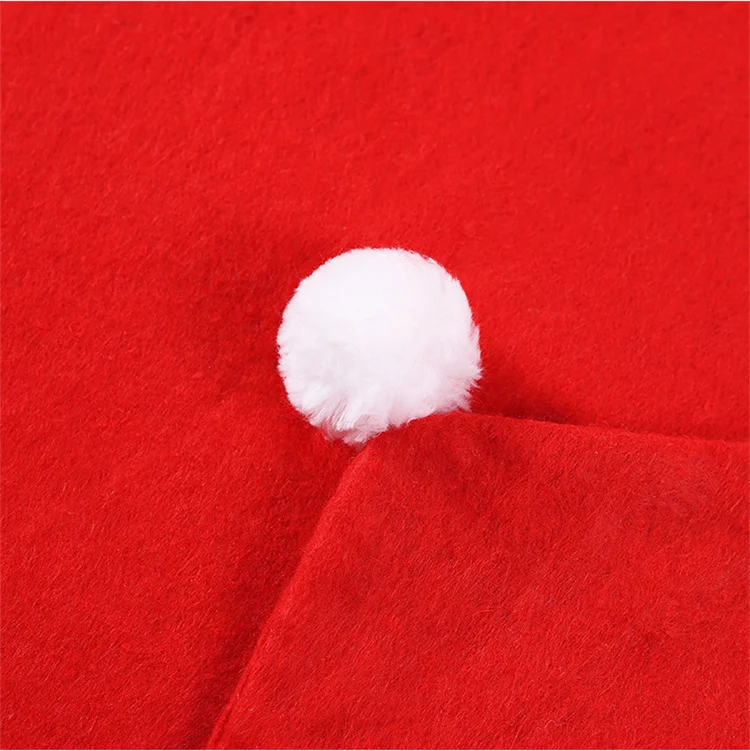 Santa hat chair cover Christmas hotel table decoration non-woven Christmas chair cover