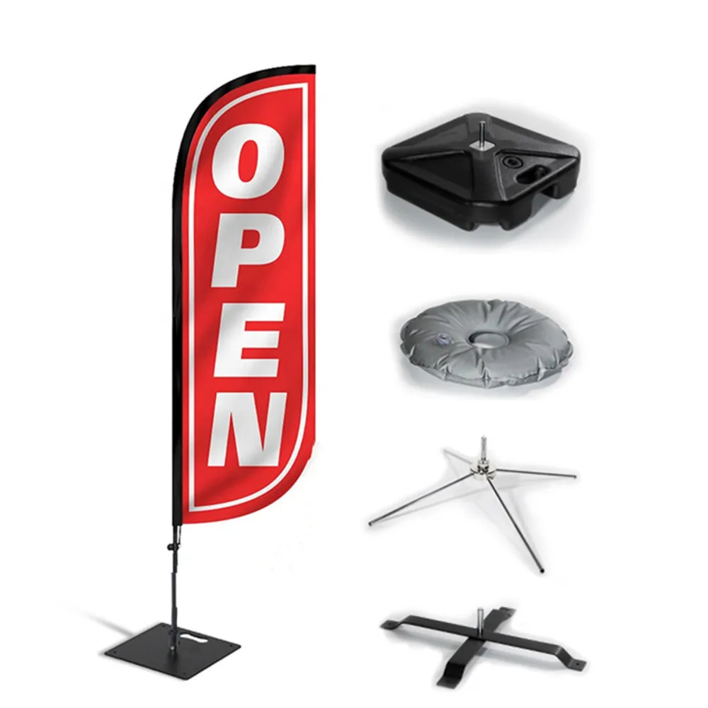 Car Sale Flags Digital Printed Outdoor Car Dealership Flag with Company Sale Market Stall