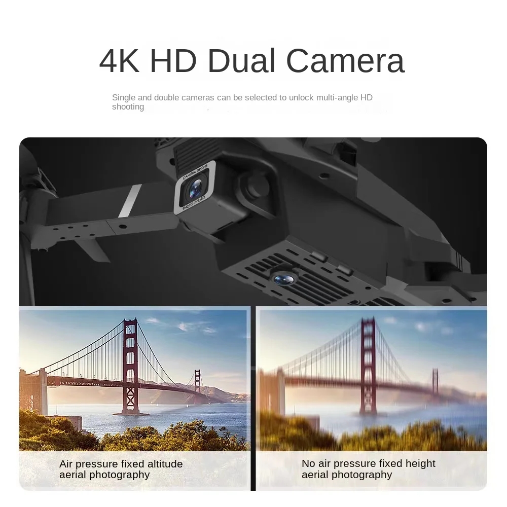 UAV4kHD   Aerial photography double camera obstacle avoidance aircraft   Folding remote control aircraft
