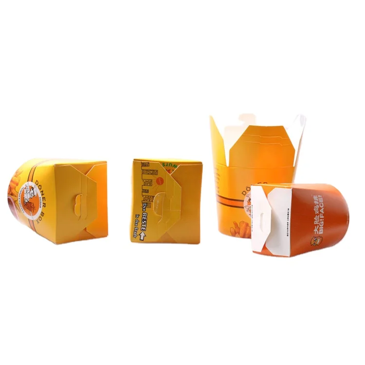 14oz 16oz 26oz 32oz Customer Logo Chinese Noodle Box , Doner Box ,Kebab Box