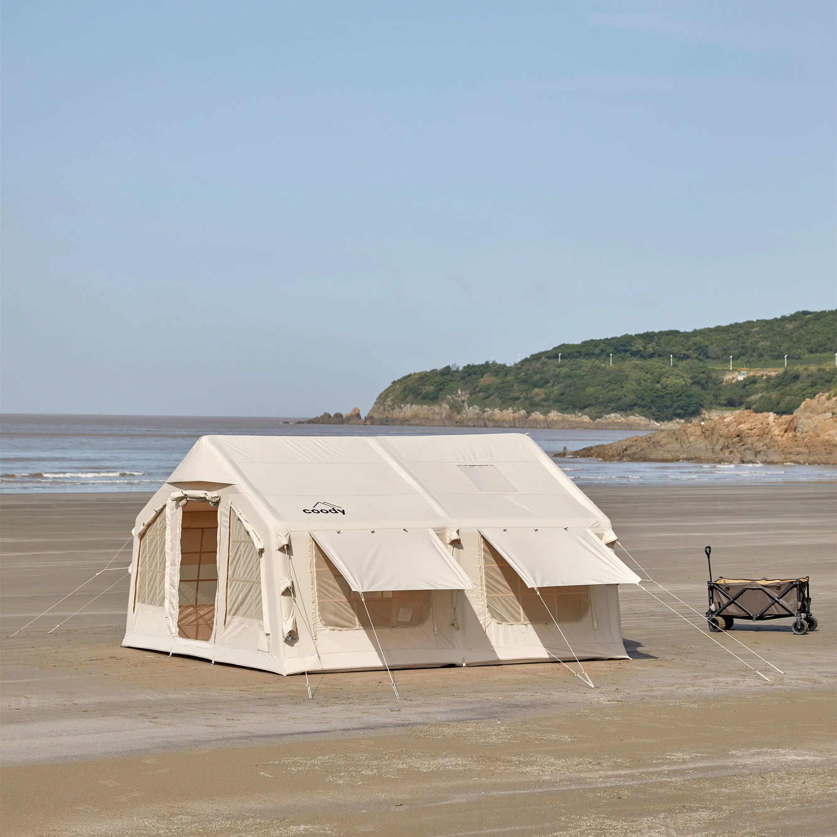 China Manufacture Inflatable Tent Waterproof UV Protection 13.68 Air Tent Camping Tent