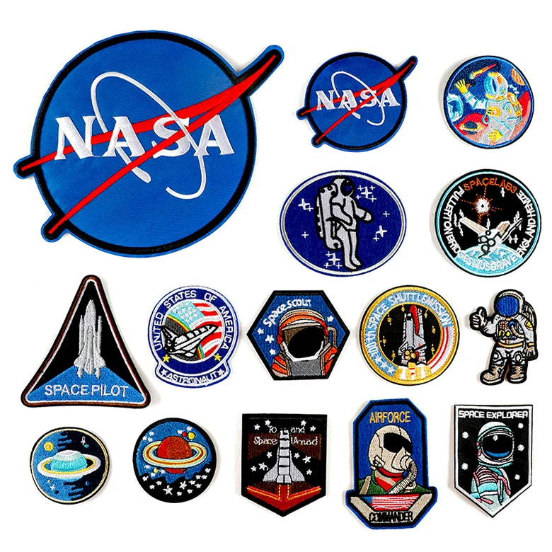 Factory Price Custom Design NASA Space Shuttle Challenger Mission Patch for Hat and Clothing